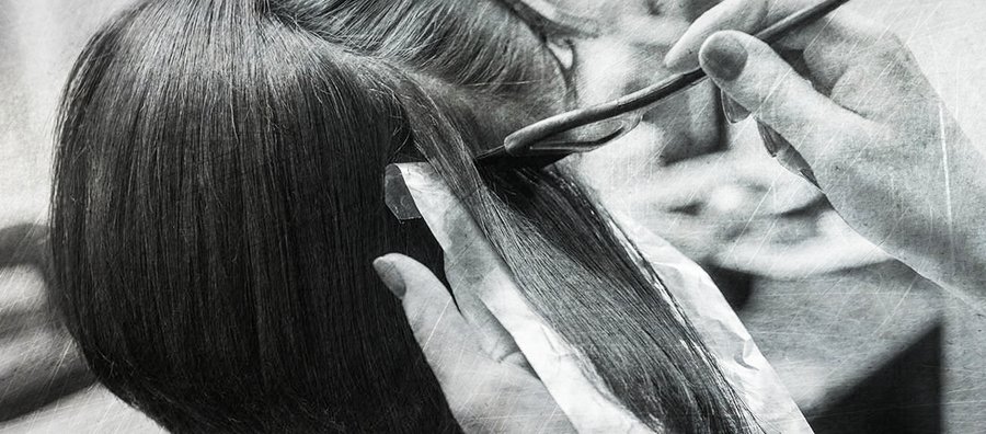 Sfeerbeeld uit de kapsalon in Haacht
